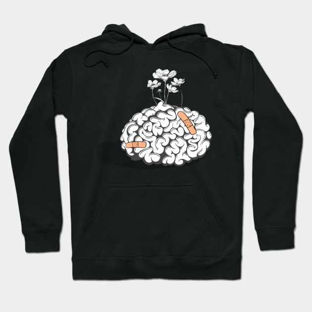 Brain breaks too Hoodie by Sinashgarai